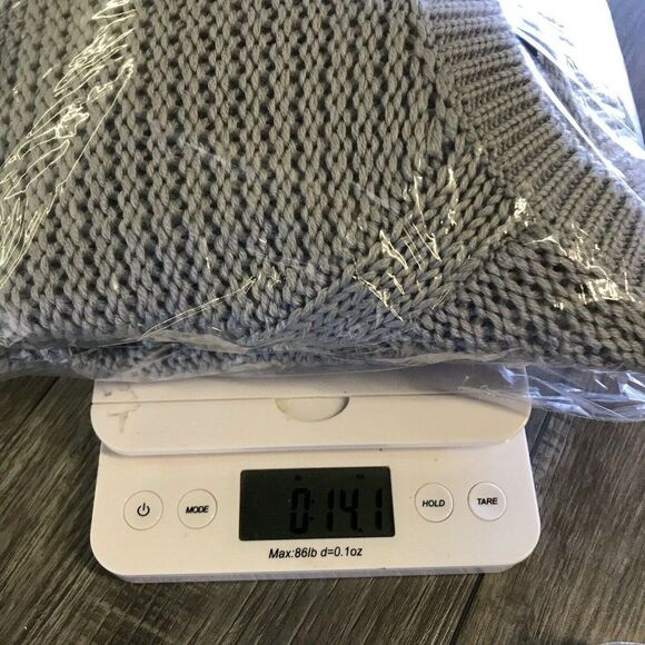 Banana Republic Womens Gray Knit Pullover Sweater Long Sleeve Round Neck Small - Picture 12 of 13